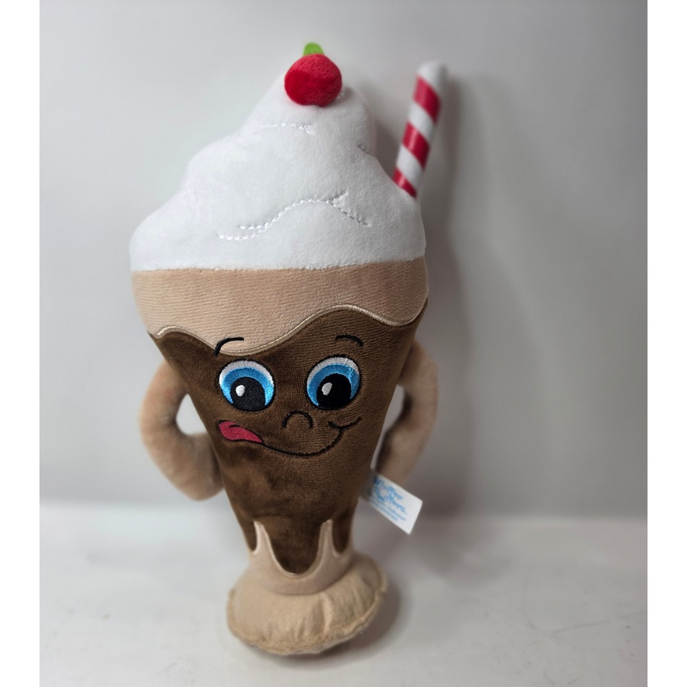 Whiffer Sniffers Mikey Milkshake Scented Plush 11in Series 4 Chocolate Shake Vtg